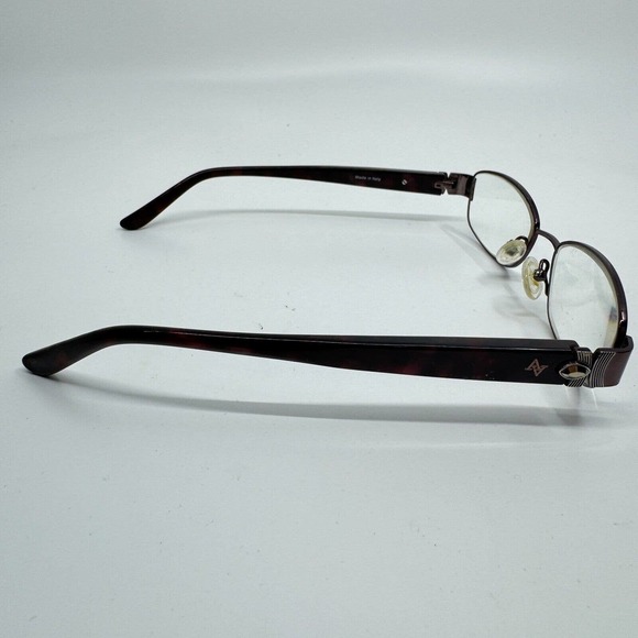 Adrienne Vittadini Eyeglasses Frame Italy AV1076VLT QH 51-16 Violet/Marble H9849 - Picture 4 of 7